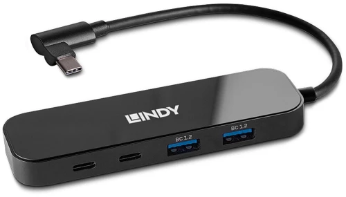 USB Hub LINDY Πολύχρωμο
