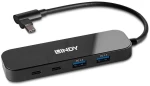 USB Hub LINDY Πολύχρωμο
