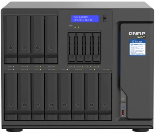 Δικτυακή συσκευή αποθήκευσης NAS Qnap TVS-H1688X-W1250-32G Μαύρο