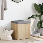 vidaXL Παγκάκι Αποθήκευσης Sonoma Δρυς 42x42x45 εκ. Επεξεργασμένο Ξύλο