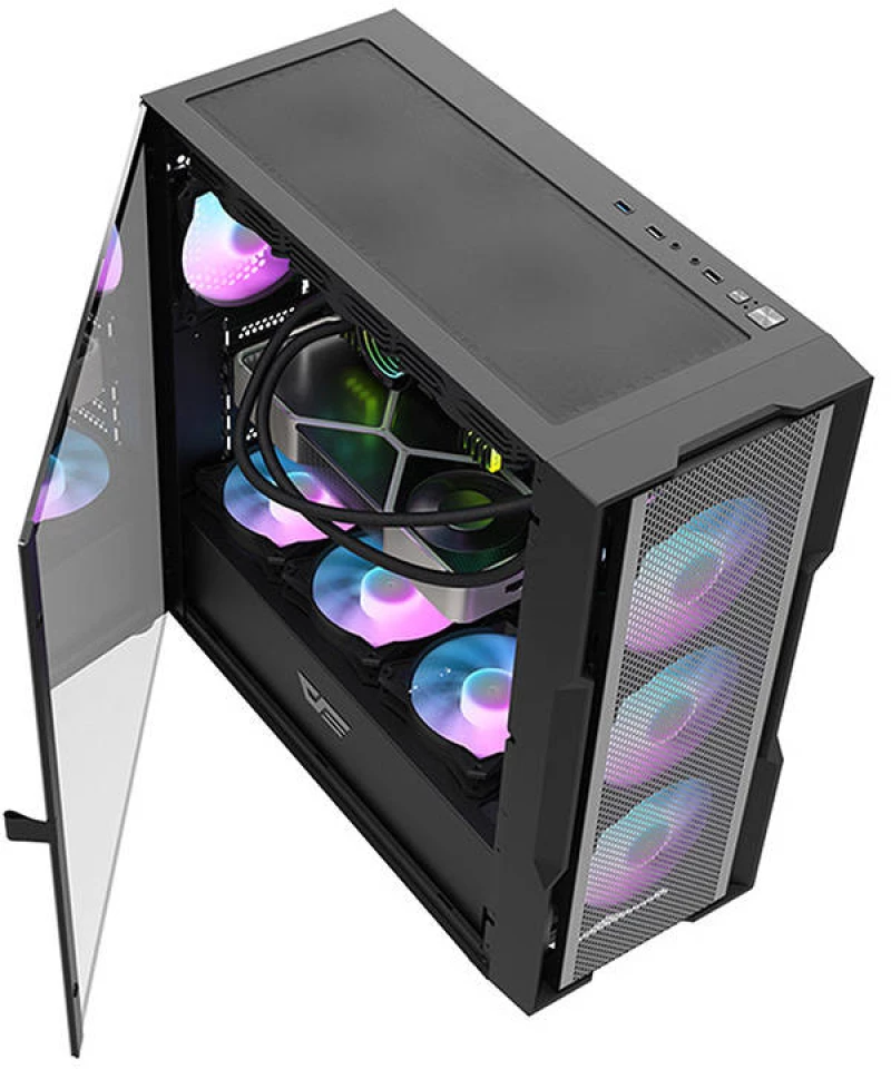 Computer case Darkflash DK431 Mesh (black)
