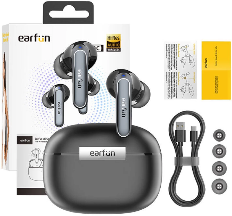 Earphones TWS EarFun Air2 (black)