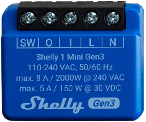 Controller Shelly 1 Mini Gen3