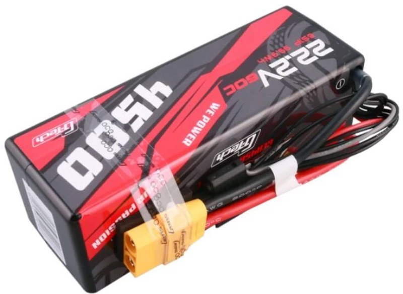 Gens ace G-Tech 4500mAh 6S1P 22.2V 60C HardCase RC car Lipo Battery 14#