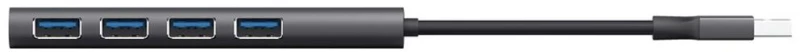 USB Hub Trust 24947 Γκρι Μαύρο/Γκρι (1 μονάδα)