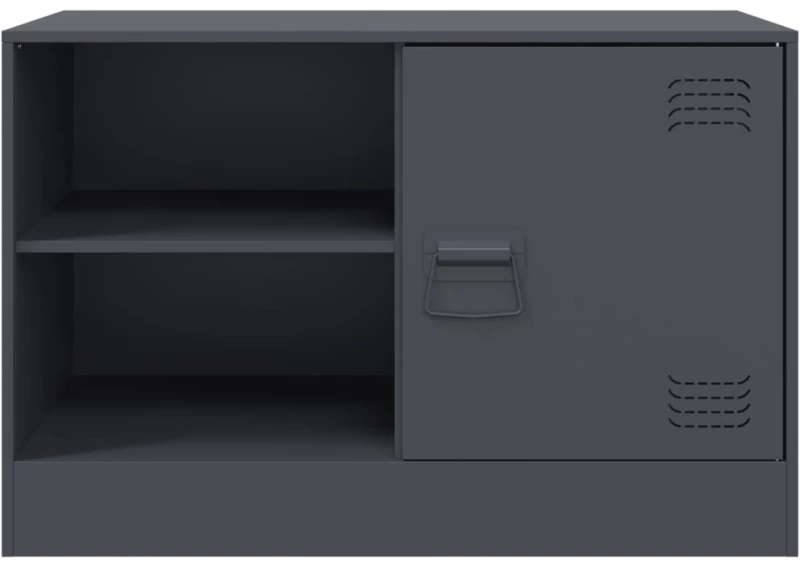 vidaXL Έπιπλο Τηλεόρασης Ανθρακί 67x39x44 εκ. από Χάλυβα