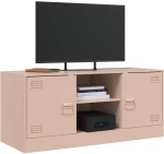 vidaXL Έπιπλο Τηλεόρασης Ροζ 99x39x44 εκ. από Ατσάλι