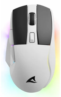 Ποντίκι Sharkoon SGM50W  Λευκό Μαύρο/Λευκό