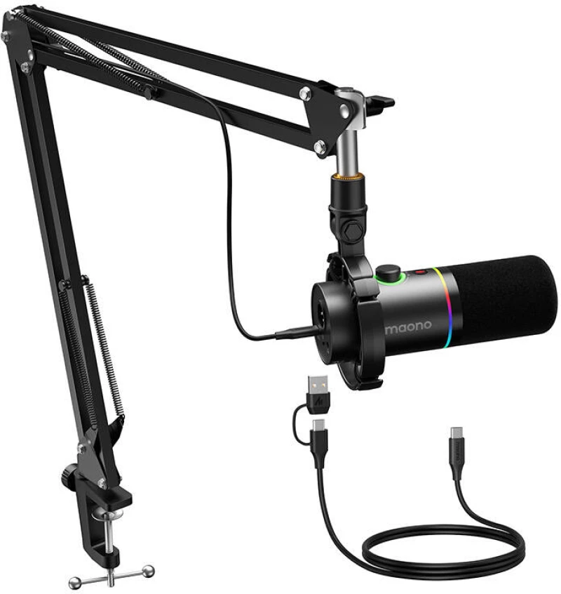 Dynamic Microphone Maono PD200XS (black)