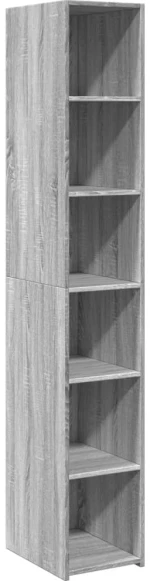 vidaXL Ντουλάπι Γκρι Sonoma 30x41x185 εκ. από Επεξεργασμένο Ξύλο