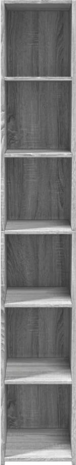 vidaXL Ντουλάπι Γκρι Sonoma 30x41x185 εκ. από Επεξεργασμένο Ξύλο