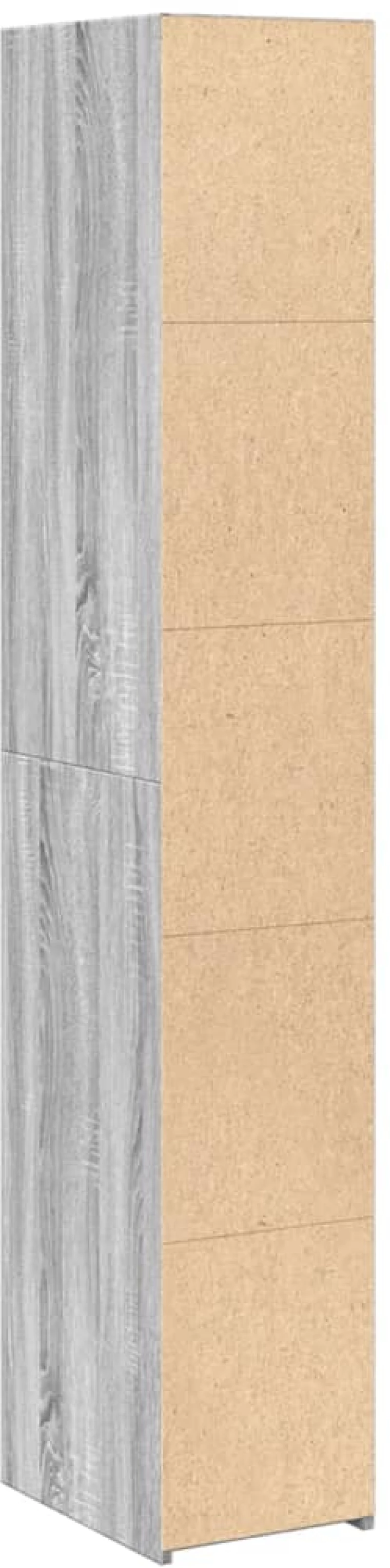 vidaXL Ντουλάπι Γκρι Sonoma 30x41x185 εκ. από Επεξεργασμένο Ξύλο
