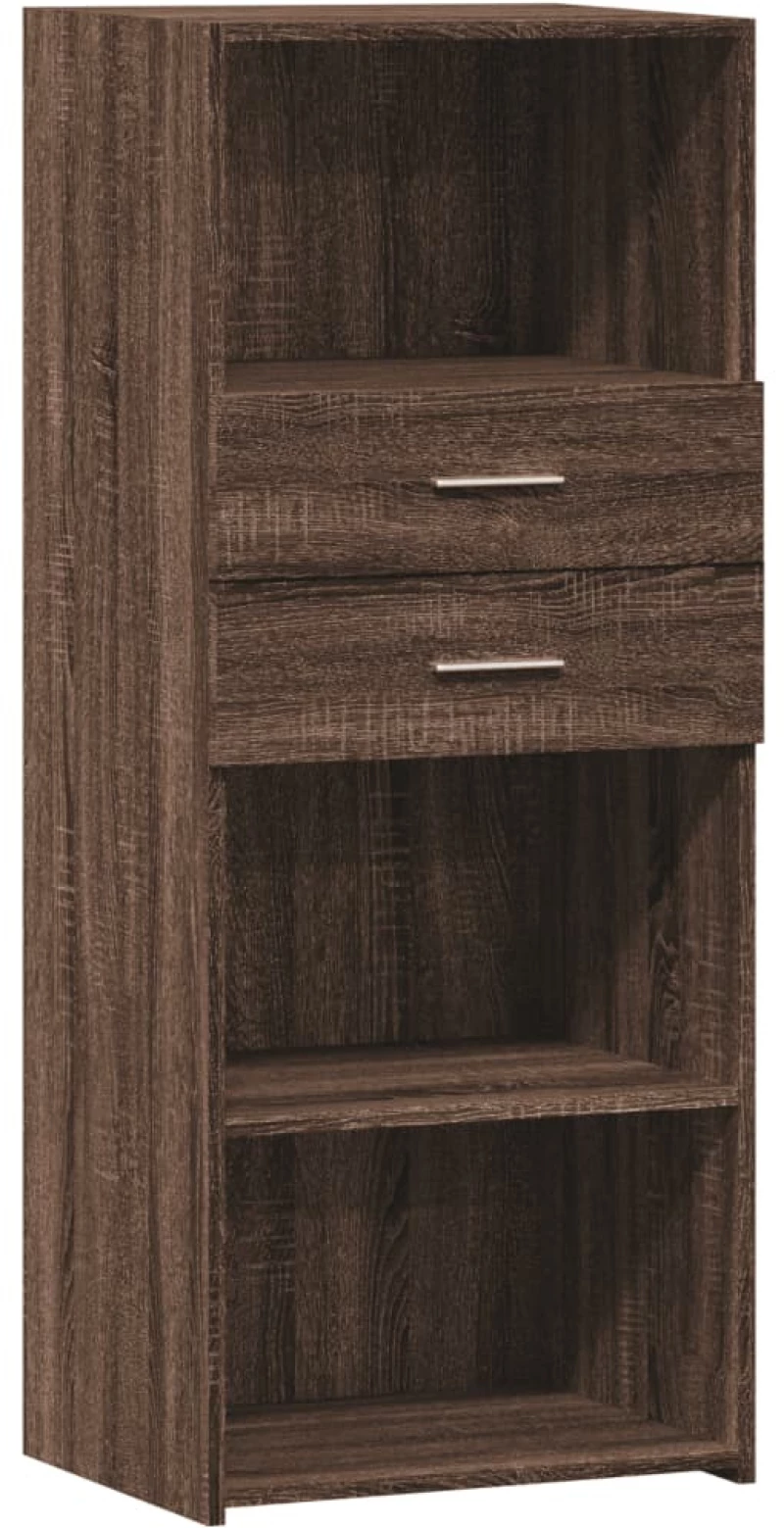 vidaXL Ντουλάπι Καφέ Δρυς 50x42,5x124 εκ. από Επεξεργασμένο Ξύλο