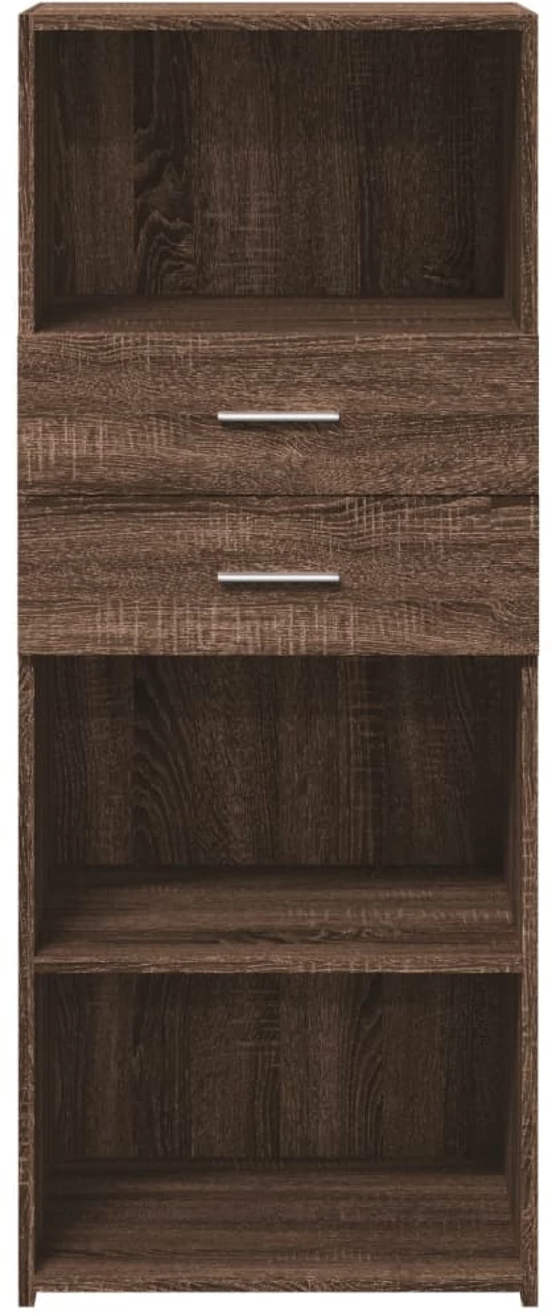 vidaXL Ντουλάπι Καφέ Δρυς 50x42,5x124 εκ. από Επεξεργασμένο Ξύλο