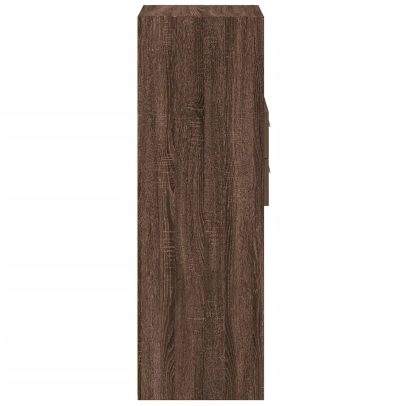 vidaXL Ντουλάπι Καφέ Δρυς 50x42,5x124 εκ. από Επεξεργασμένο Ξύλο