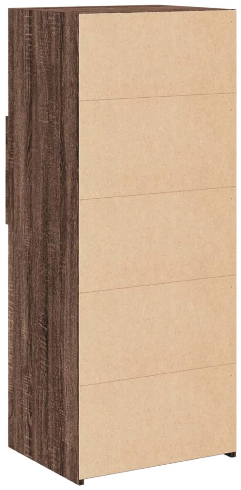vidaXL Ντουλάπι Καφέ Δρυς 50x42,5x124 εκ. από Επεξεργασμένο Ξύλο