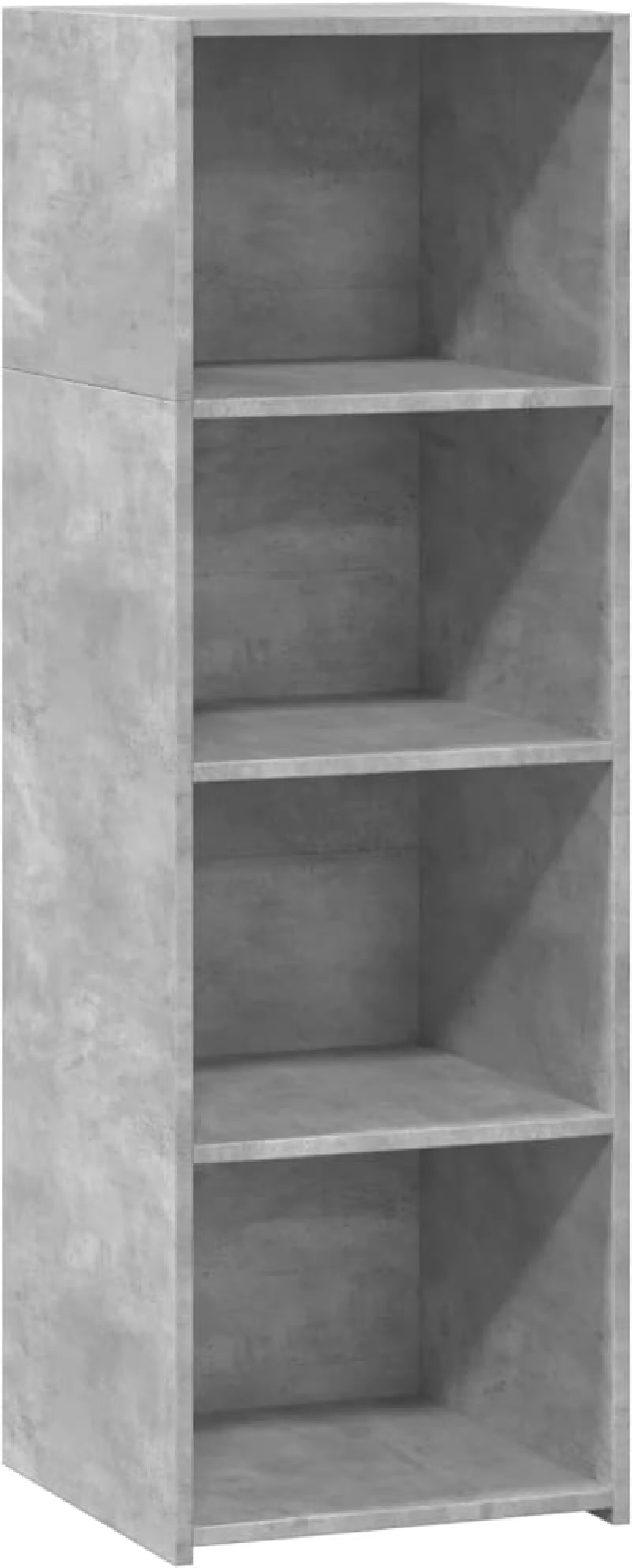 vidaXL Ντουλάπι Γκρι Σκυροδέματος 40x41x124 εκ. από Επεξεργασμένο Ξύλο