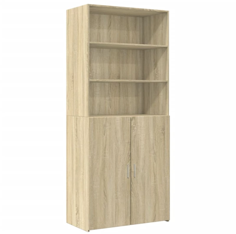 vidaXL Ντουλάπι Sonoma Δρυς 80x42,5x249 εκ. από Επεξεργασμένο Ξύλο