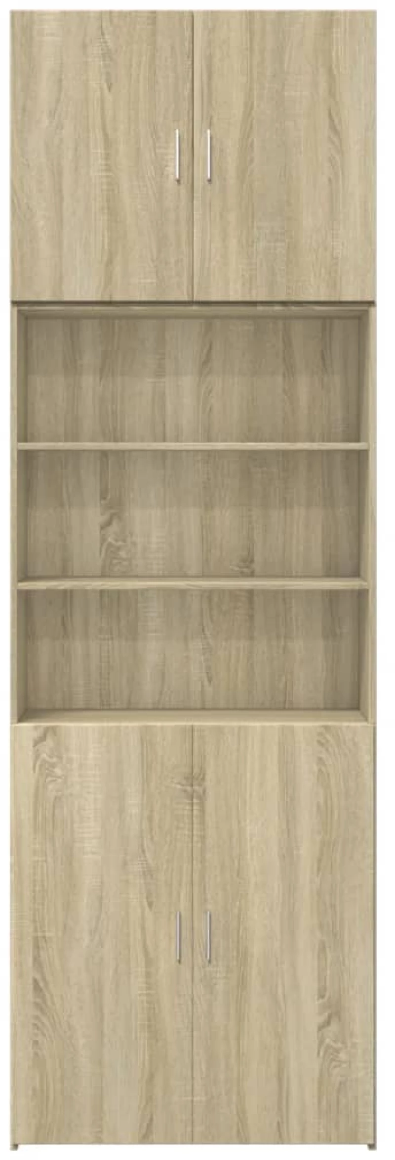 vidaXL Ντουλάπι Sonoma Δρυς 80x42,5x249 εκ. από Επεξεργασμένο Ξύλο