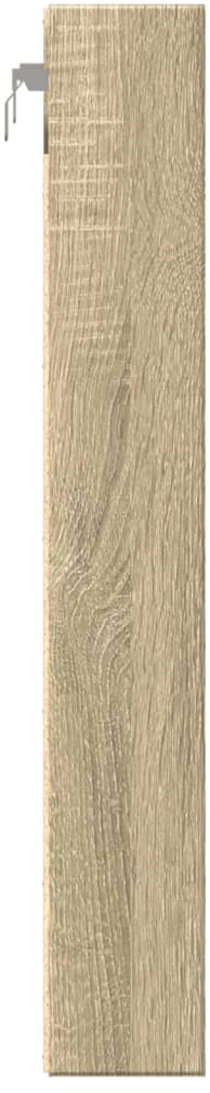vidaXL Βιτρίνα Χρώμα Sonoma Δρυς 60x8,5x58 εκ. από Επεξεργασμένο Ξύλο