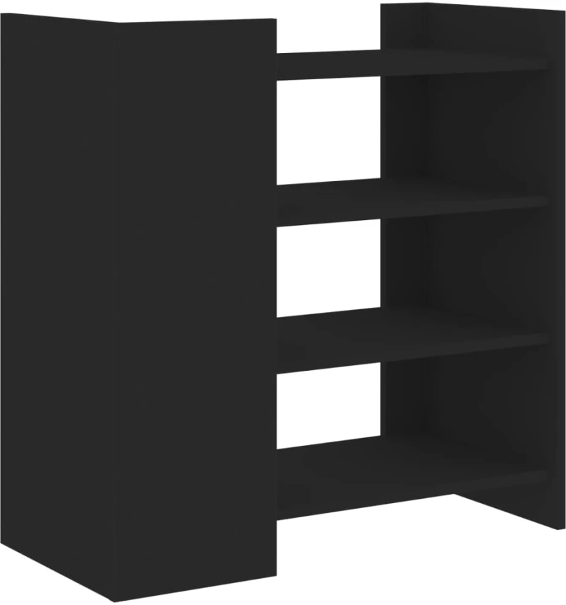 vidaXL Ντουλάπι Μαύρο 73,5x35x75 εκ. από Επεξεργασμένο Ξύλο