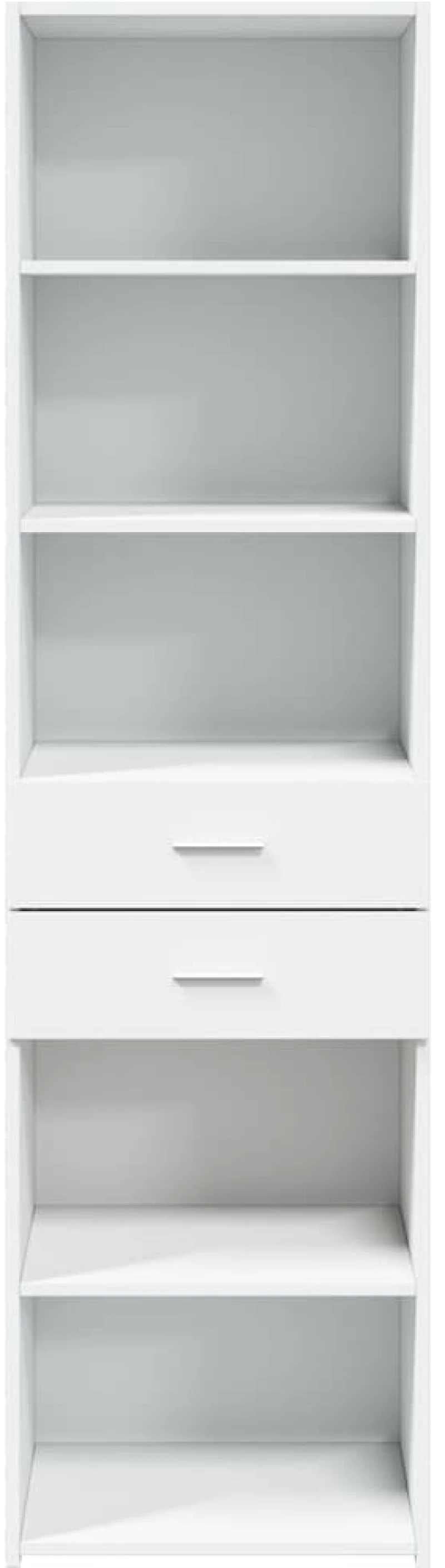 vidaXL Ντουλάπι Λευκό 50x42,5x185 εκ. από Επεξεργασμένο Ξύλο