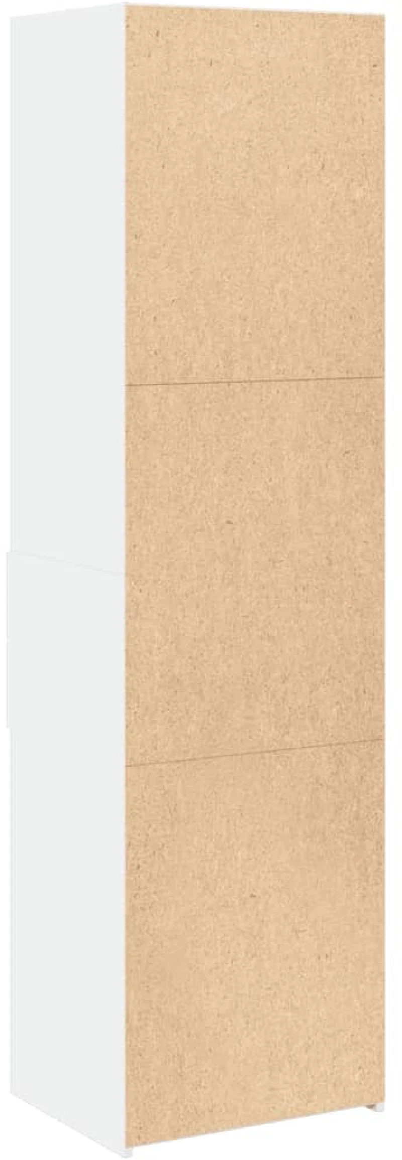 vidaXL Ντουλάπι Λευκό 50x42,5x185 εκ. από Επεξεργασμένο Ξύλο