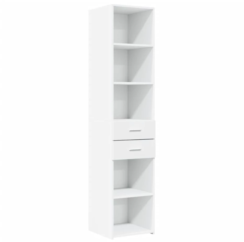 vidaXL Ντουλάπι Λευκό 40x42,5x185 εκ. από Επεξεργασμένο Ξύλο