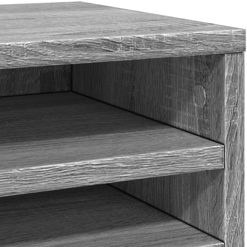 vidaXL Έπιπλο Οργάνωσης Γραφείου Γκρι Sonoma 36x26x29,5εκ Επεξ. Ξύλο