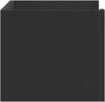 vidaXL Ράφι Τοίχου Μαύρη 70,5x35x30,5 εκ. από Επεξεργασμένο Ξύλο