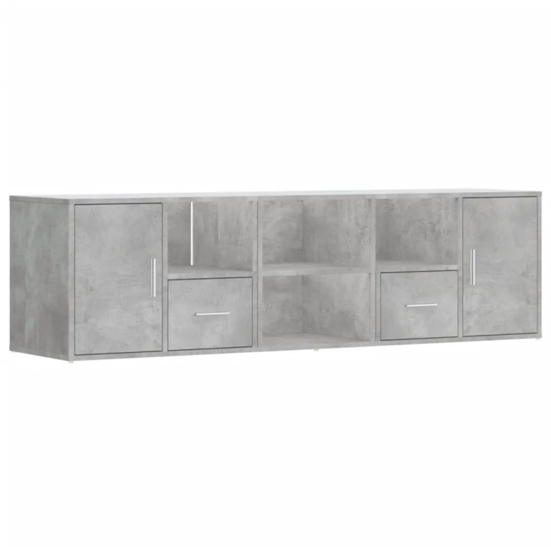 vidaXL Ντουλάπι Γωνιακό Γκρι Σκυροδέματος 160x40x45εκ. Επεξ. Ξύλο