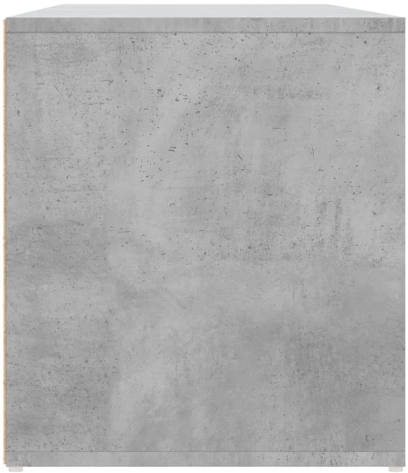 vidaXL Ντουλάπι Γωνιακό Γκρι Σκυροδέματος 160x40x45εκ. Επεξ. Ξύλο