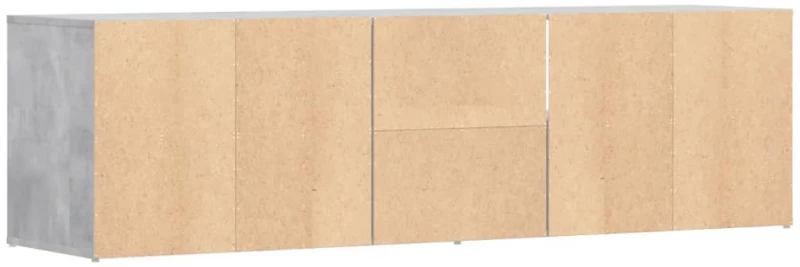 vidaXL Ντουλάπι Γωνιακό Γκρι Σκυροδέματος 160x40x45εκ. Επεξ. Ξύλο