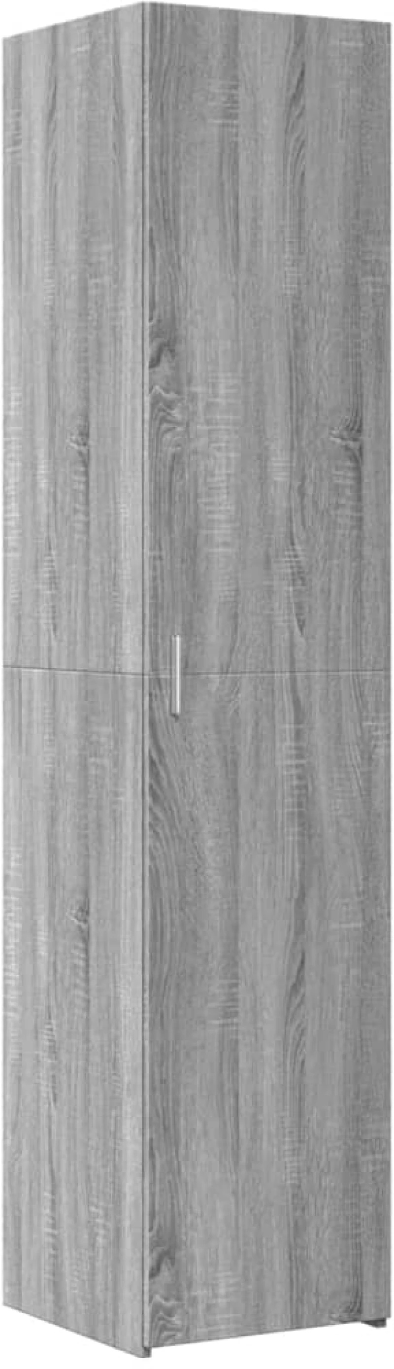 vidaXL Ντουλάπι Γκρι Sonoma 40x42,5x185 εκ. από Επεξεργασμένο Ξύλο