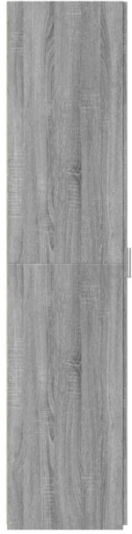 vidaXL Ντουλάπι Γκρι Sonoma 40x42,5x185 εκ. από Επεξεργασμένο Ξύλο