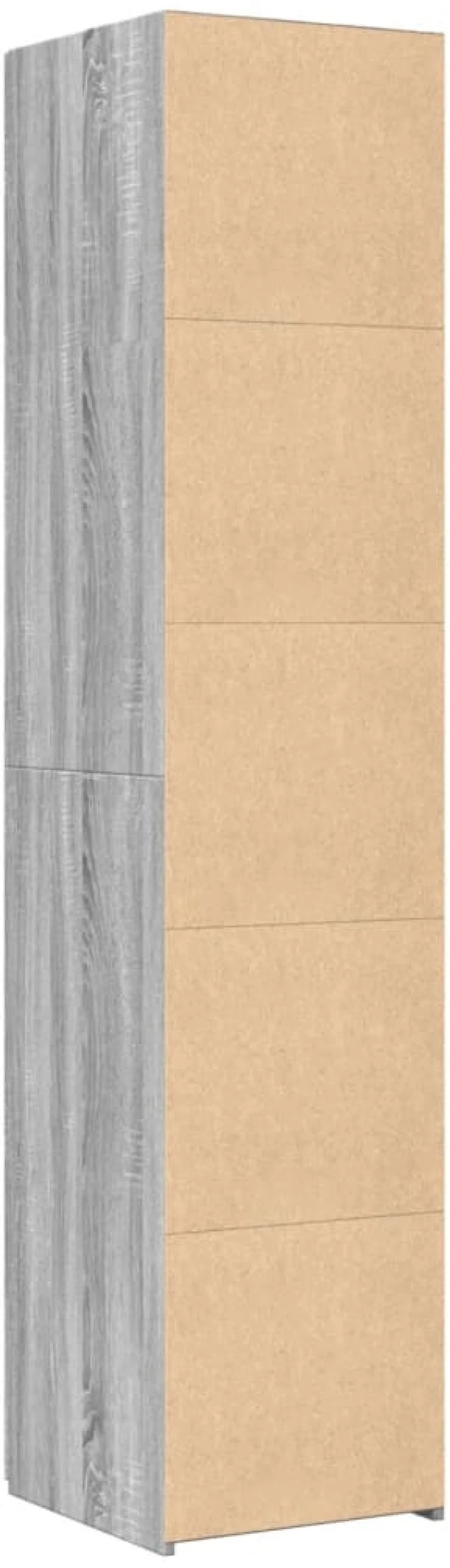 vidaXL Ντουλάπι Γκρι Sonoma 40x42,5x185 εκ. από Επεξεργασμένο Ξύλο