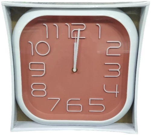 Ρολόι τοίχου - 734Β - 140115 - Pink