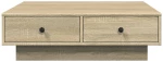 vidaXL Τραπεζάκι Σαλονιού Sonoma Δρυς 90x90x28 εκ. Επεξεργασμένο Ξύλο
