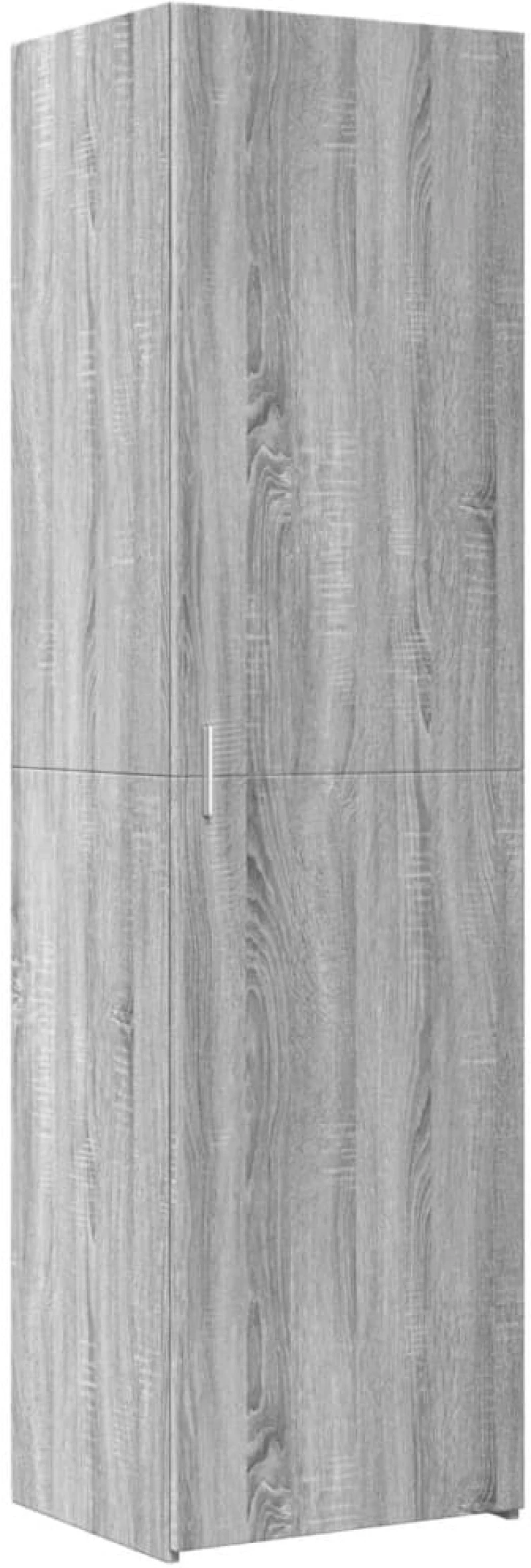 vidaXL Ντουλάπι Γκρι Sonoma 50x42,5x185 εκ. από Επεξεργασμένο Ξύλο