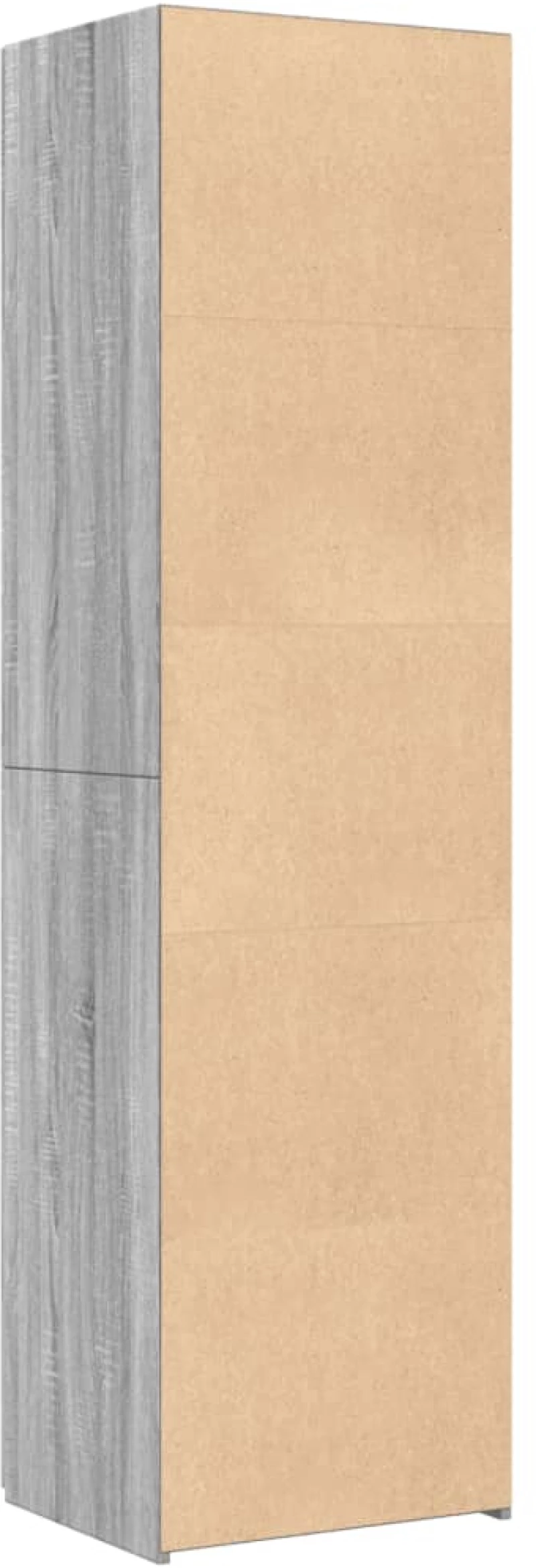 vidaXL Ντουλάπι Γκρι Sonoma 50x42,5x185 εκ. από Επεξεργασμένο Ξύλο