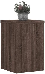 vidaXL Βάσεις Φυτών 2 Τεμ. Καφέ Δρυς 25x25x35 εκ. Επεξεργασμένο Ξύλο
