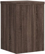 vidaXL Βάσεις Φυτών 2 Τεμ. Καφέ Δρυς 25x25x35 εκ. Επεξεργασμένο Ξύλο