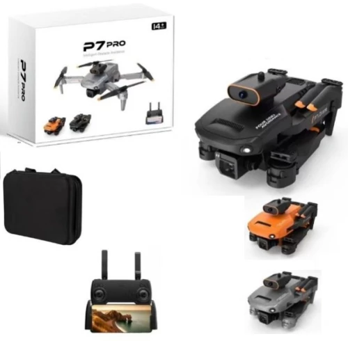 Επαναφορτιζόμενο αναδιπλούμενο drone με τηλεχειριστήριο P7PRO OEM