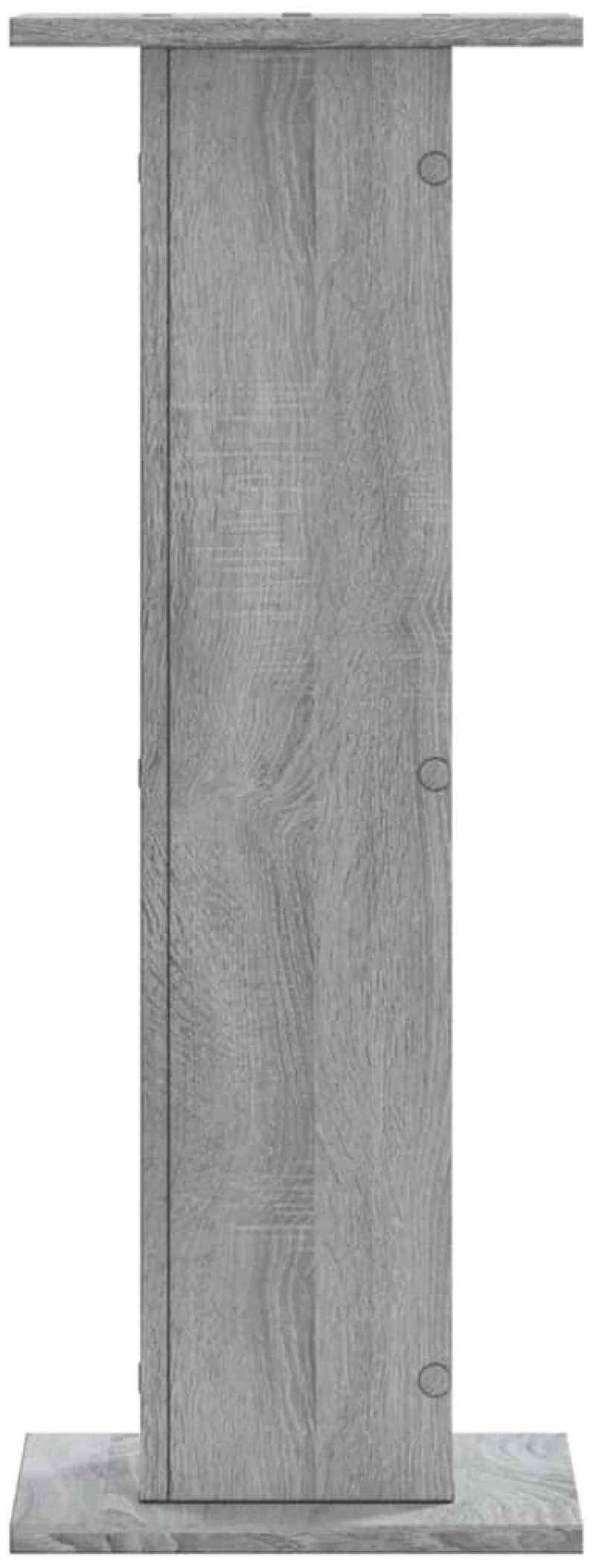 vidaXL Βάσεις Φυτών 2 Τεμ. Γκρι Sonoma 30x30x80 εκ. Επεξεργασμένο Ξύλο