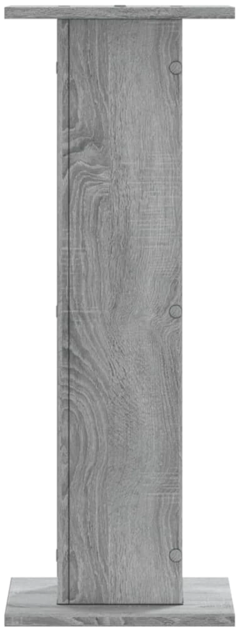 vidaXL Βάσεις Φυτών 2 Τεμ. Γκρι Sonoma 30x30x80 εκ. Επεξεργασμένο Ξύλο