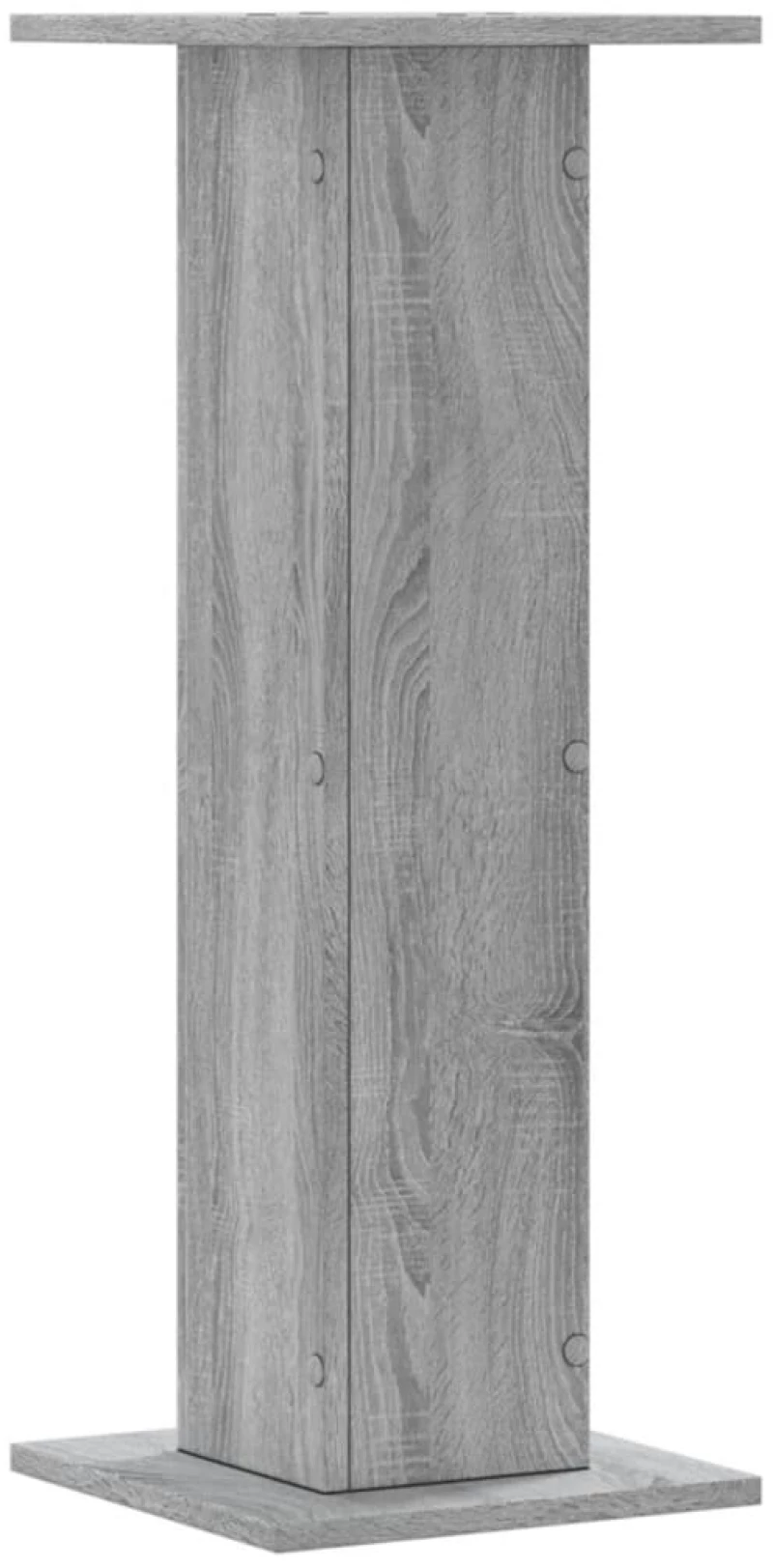 vidaXL Βάσεις Φυτών 2 Τεμ. Γκρι Sonoma 30x30x80 εκ. Επεξεργασμένο Ξύλο