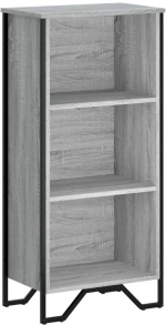 vidaXL Βιβλιοθήκη Γκρι Sonoma 50x31x106 εκ. από Επεξεργ. Ξύλο