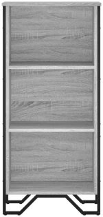 vidaXL Βιβλιοθήκη Γκρι Sonoma 50x31x106 εκ. από Επεξεργ. Ξύλο