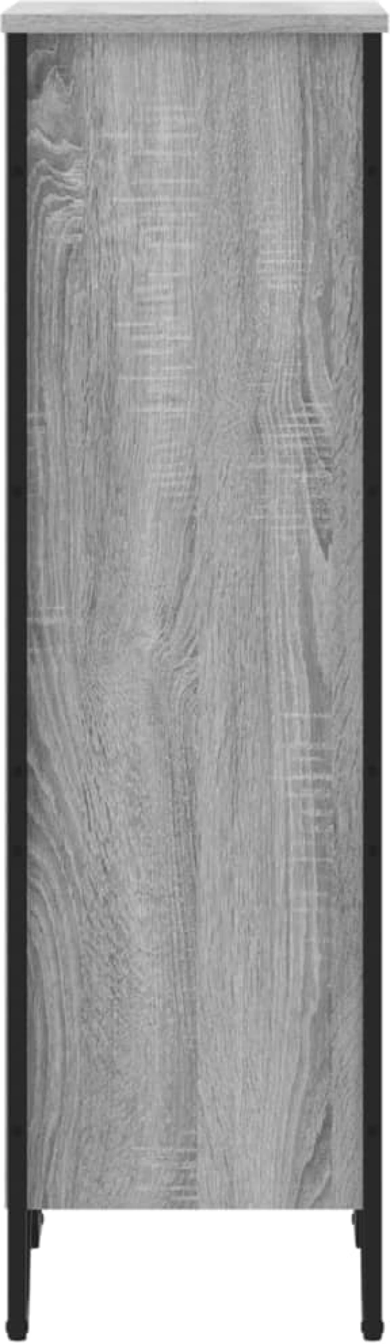 vidaXL Βιβλιοθήκη Γκρι Sonoma 50x31x106 εκ. από Επεξεργ. Ξύλο