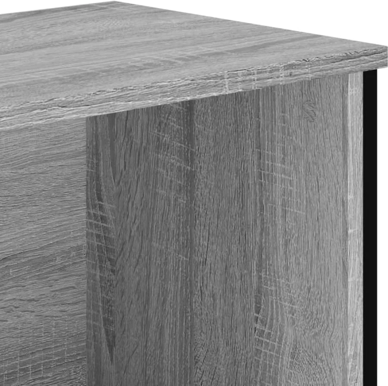 vidaXL Βιβλιοθήκη Γκρι Sonoma 50x31x106 εκ. από Επεξεργ. Ξύλο